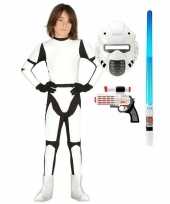 Compleet space trooper kostuum maat 122 134 voor kinderen