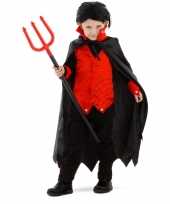 Dracula vampier verkleed kostuum met cape voor kinderen