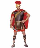Gladiator kostuum rood bruin heren