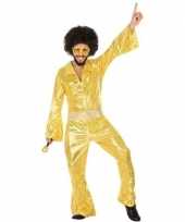 Gouden disco verkleed kostuum kostuum voor heren