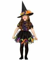 Halloween zwart heksen kostuum voor meisjes