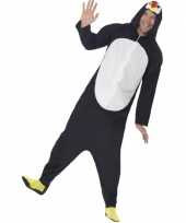 Kostuum pinguin all in one voor volwassenen