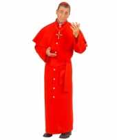 Paus kostuum rood