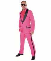 Roze smoking kostuum voor heren