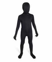 Second skin kostuum zwart voor kids
