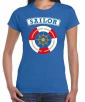 Zeeman sailor verkleed t shirt blauw voor dames