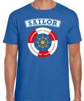 Zeeman sailor verkleed t shirt blauw voor heren